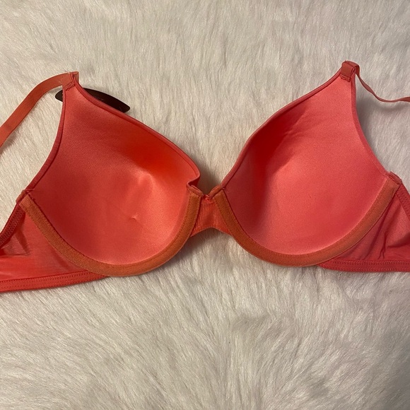 Secret‎ Treasures Bra Womens Size 34D Pink T-Shirt Underwire Thin Padding - Picture 5 of 7